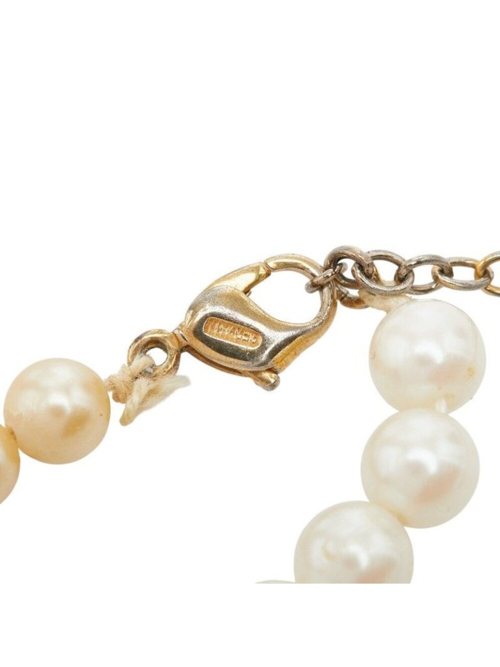 Dior Pearl Necklace Faux Plated - Picture 7 of 8